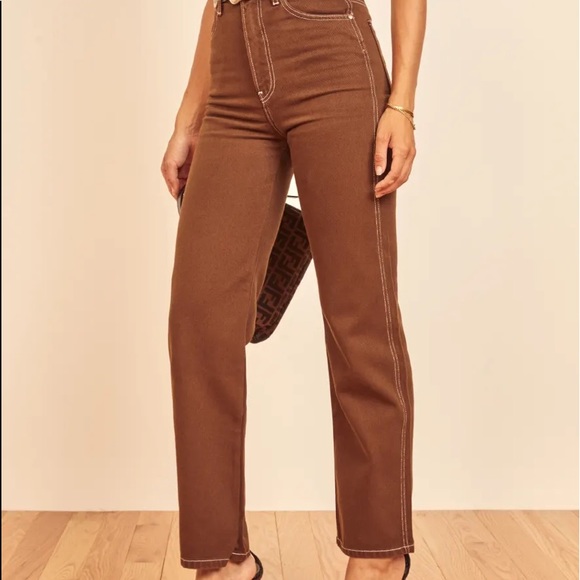 Reformation Denim - Reformation! High waisted brown cowgirl jeans